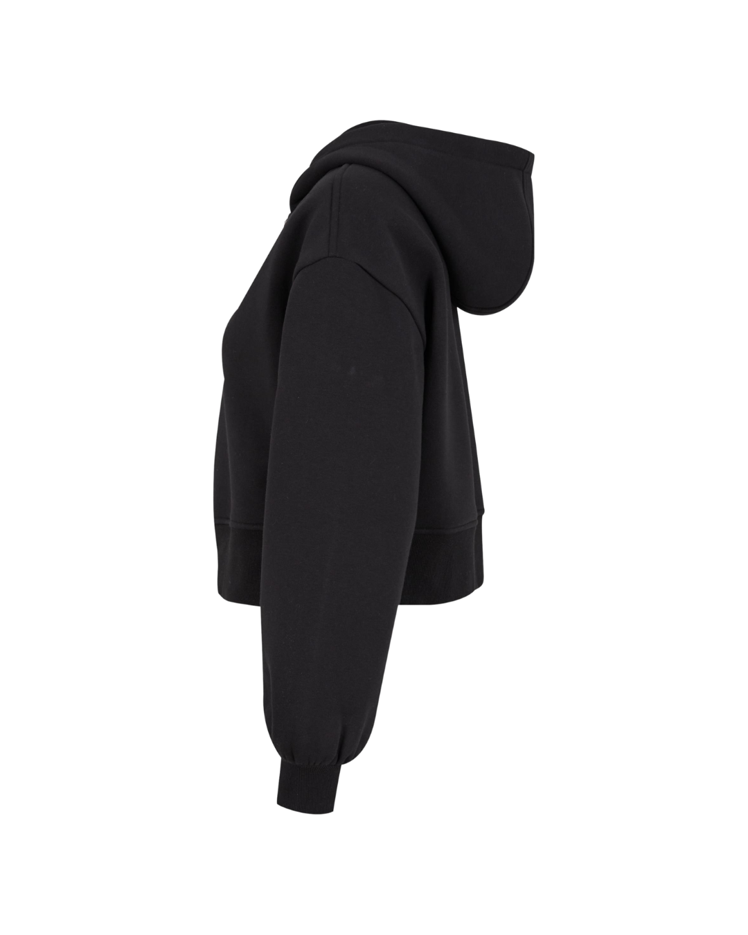 Ladies cropped Zipper schwarz