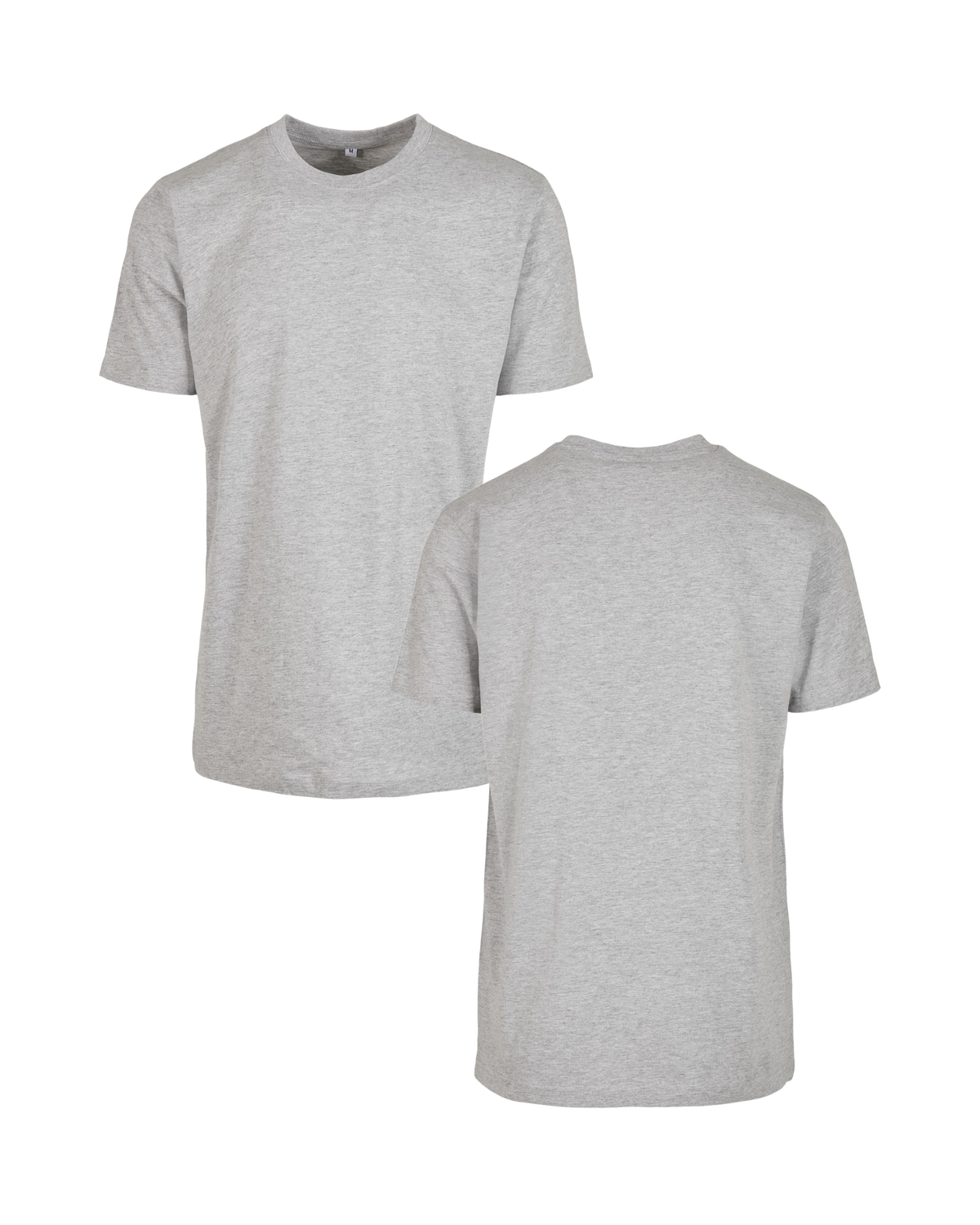 T-Shirt inkl Druck in heather grey