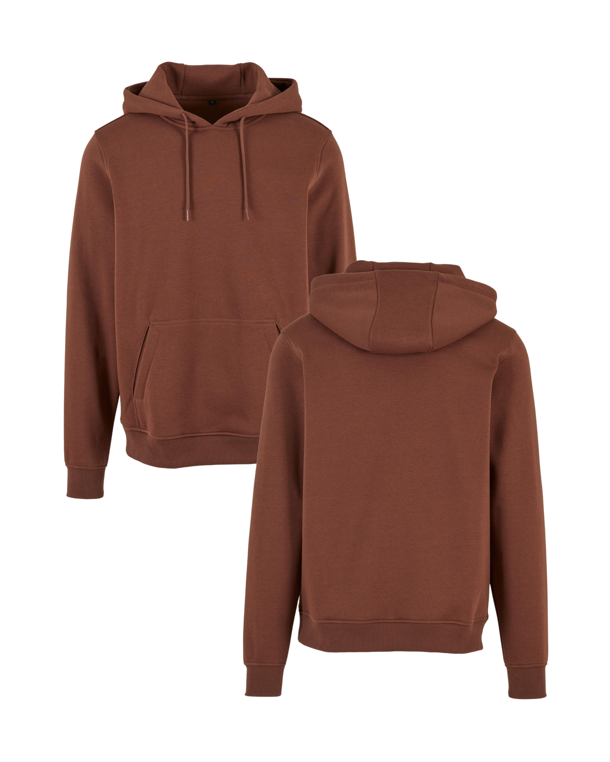Hoodie inkl Druck in chocolate