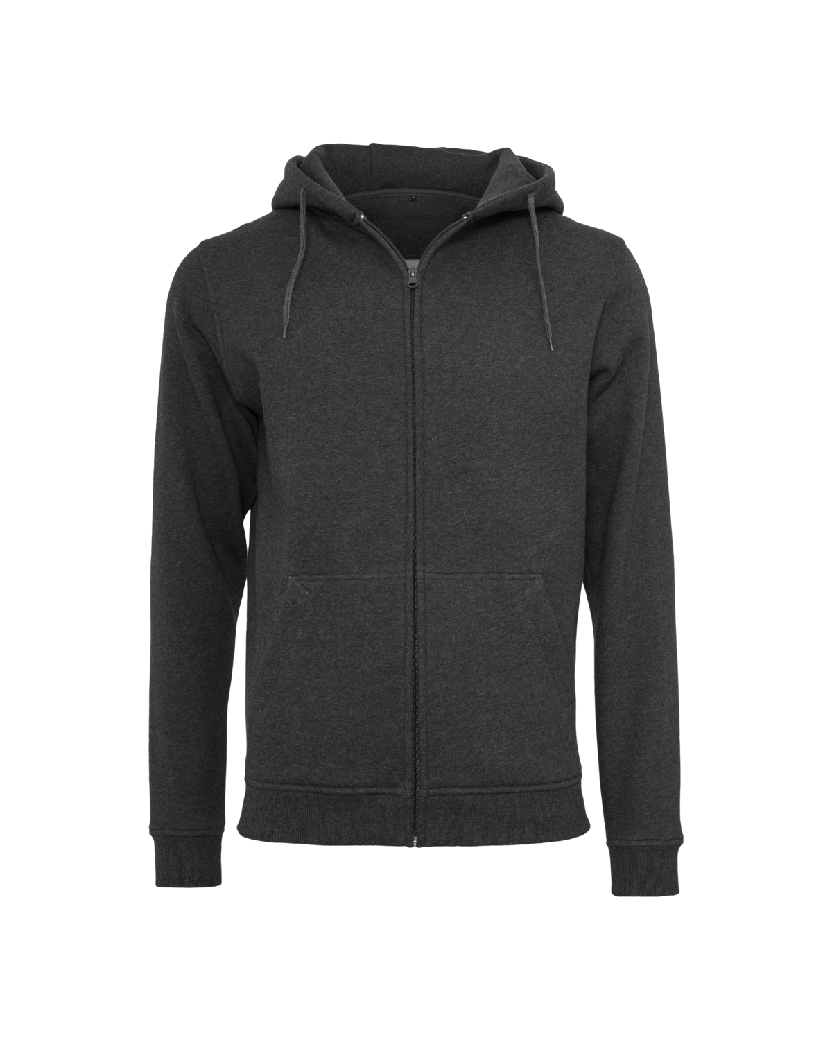Zipper inkl Druck in charcoal