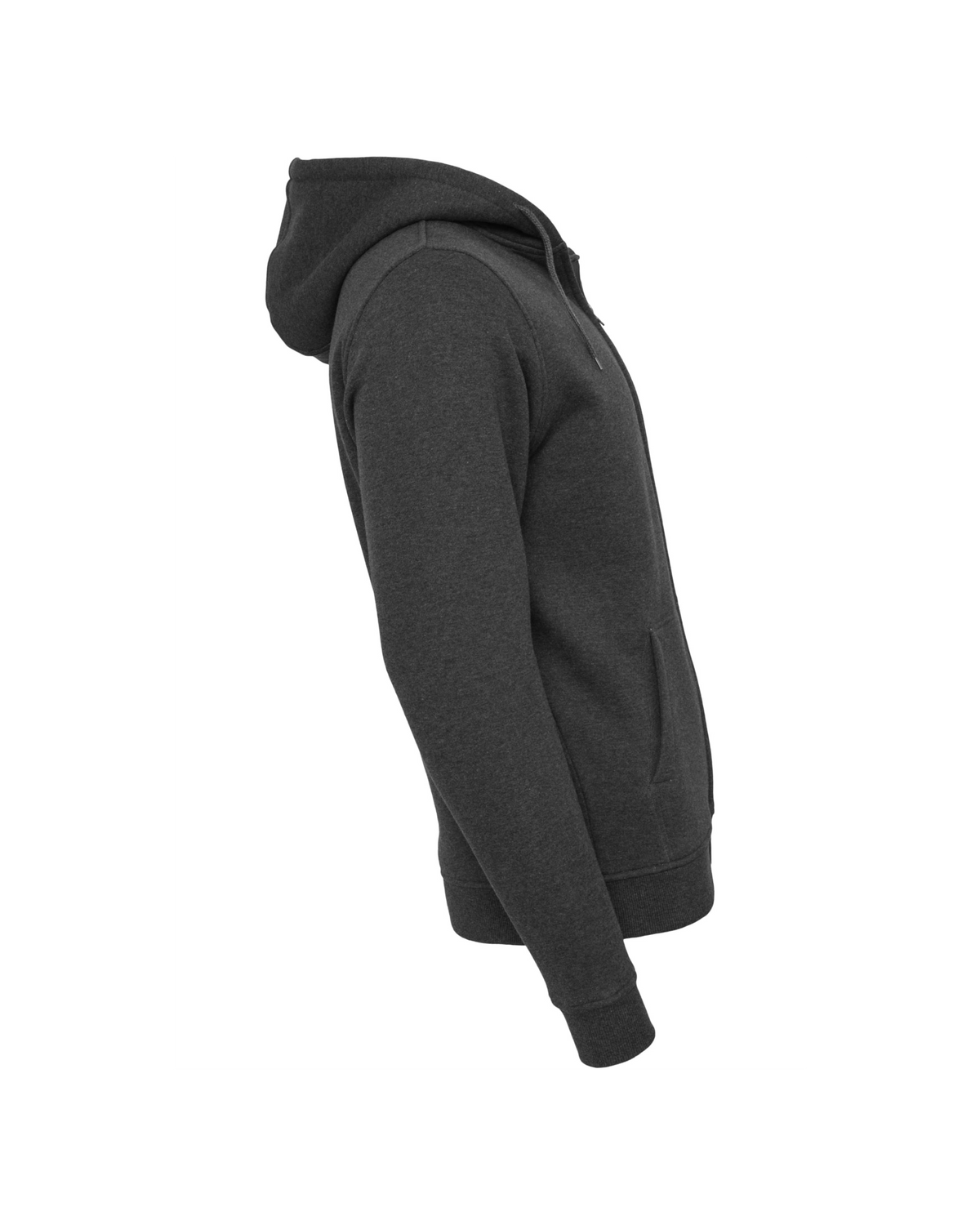 Zipper inkl Druck in charcoal